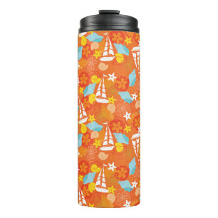 Bouteilles Isothermes Motif tropical de voilier