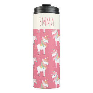 Bouteilles Isothermes Motif Unicorne rose Cute personnalisé