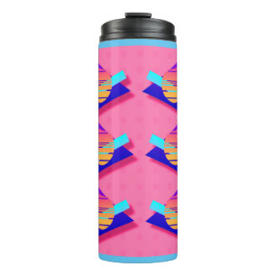 Bouteilles Isothermes Motifs du triangle rose chaud Memphis Neon