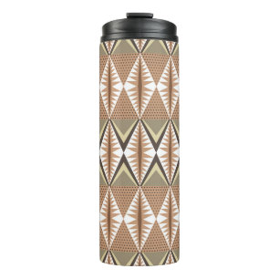 Bouteilles Isothermes Motifs Ethniques : Motif Folk Élégant.