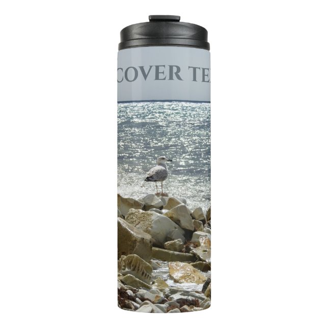 Bouteilles Isothermes Mouette et mer (Devant)