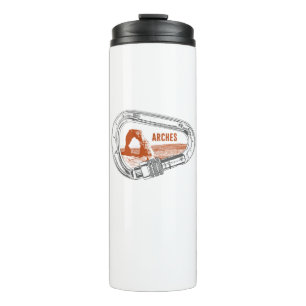 Bouteilles Isothermes Mouse-carabiner pour l'escalade du parc national d