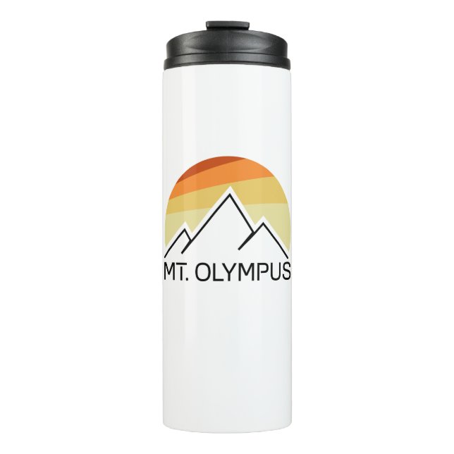 Bouteilles Isothermes Mt. Olympus Washington Retro (Devant)