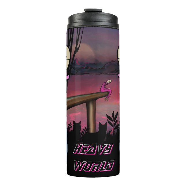 Bouteilles Isothermes Mug de café géant Heavy World (Devant)