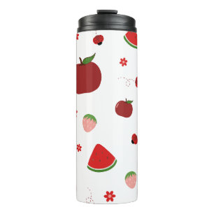 Bouteilles Isothermes Mug de voyage à motif de fruits mignons Pomme Pa