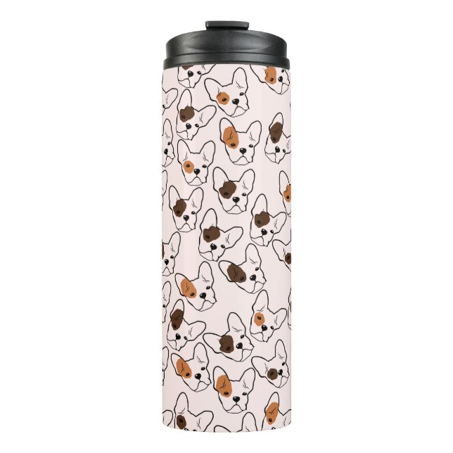 Bouteilles Isothermes Musique de voyage de Bulldog en France (Devant)