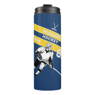 Bouteilles Isothermes Musique de voyage de hockey personnalisée