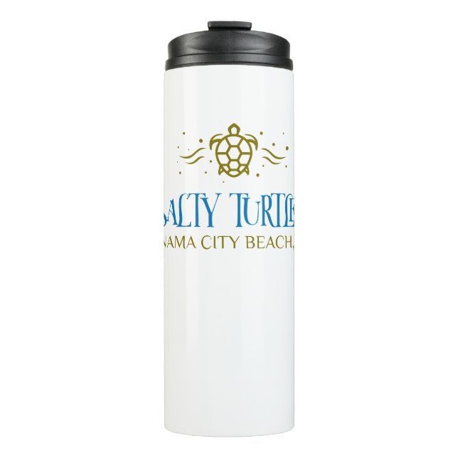 Bouteilles Isothermes Musique de voyage Salty Turtles® (Devant)