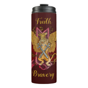 Bouteilles Isothermes Mystic Griffin avec des épées