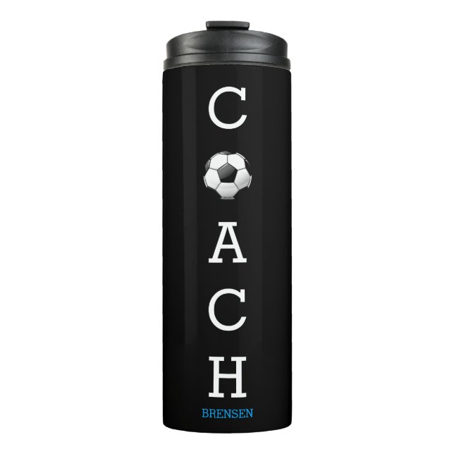 Bouteilles Isothermes Nom de coutume d'entraîneur du football (Devant)