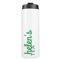 Nom du script Tea Tumbler Custom Cadeau Kelly Gree