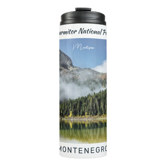 Bouteilles Isothermes Nom et texte personnalisés Monténégro (Devant)
