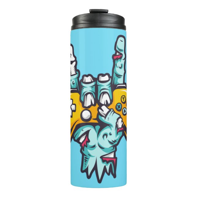 Bouteilles Isothermes Nom personnalisé Gamer Zombie (Devant)