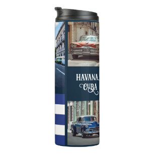 Bouteilles Isothermes Nom personnalisé Havana CUBA Cars