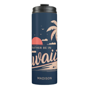 Bouteilles Isothermes Nom personnalisé Hawaii