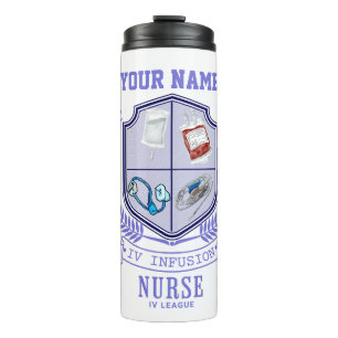 Bouteilles Isothermes Nom personnalisé IV Ligue Infusion Nurse