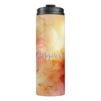 Bouteilles Isothermes Nom personnalisé Pêcher framboise Floral Alcool En