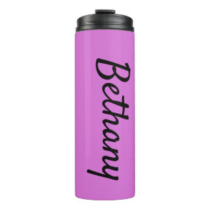 Bouteilles Isothermes Nom sur Orchid Matching Design 12oz