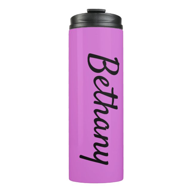 Bouteilles Isothermes Nom sur Orchid Matching Design 12oz (Devant)