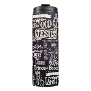 Bouteilles Isothermes Noms Extraordinaires de Jésus Christ Tumbler Therm