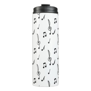 Bouteilles Isothermes note de musique Motif Musique Thème Treble Clef