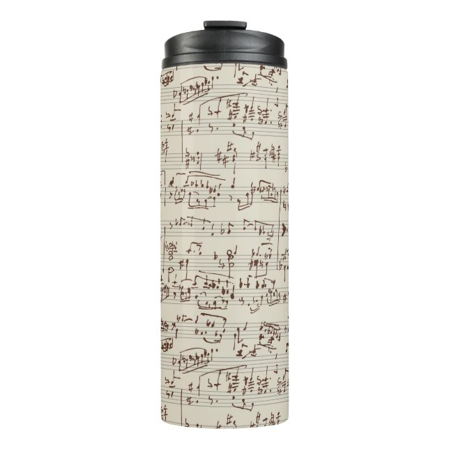 Bouteilles Isothermes Notes de musique (Devant)