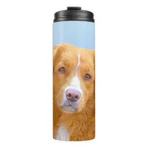 Bouteilles Isothermes Nouvelle-Écosse Peinture de chien pour l'essayeur