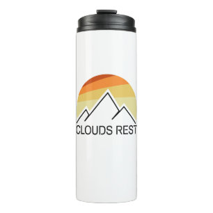 Bouteilles Isothermes Nuages Rest Mountain Yosemite Retro
