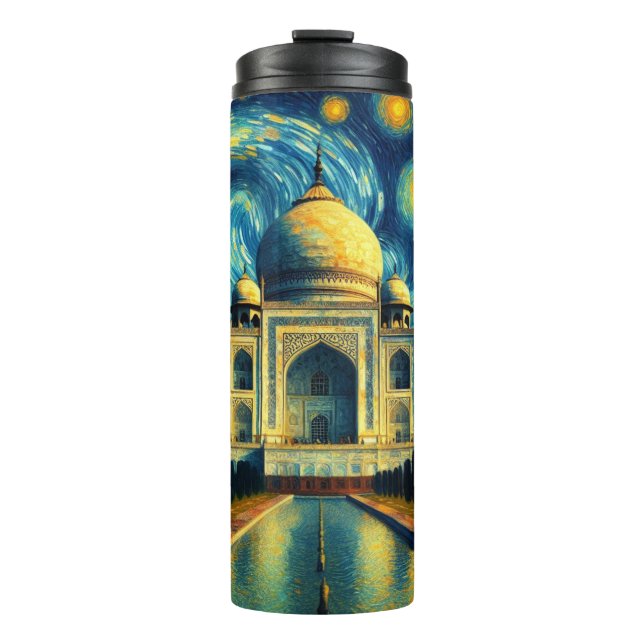Bouteilles Isothermes Nuit étoilée Taj Mahal India (Devant)