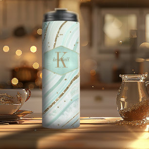 Bouteilles Isothermes Numéro de référence du monogramme de l'agent Abstr