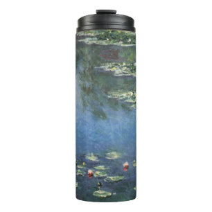 Bouteilles Isothermes Nymphéas par Claude Monet, Fleurs de Vintage