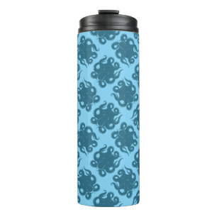 Bouteilles Isothermes Octopus sur Motif bleu