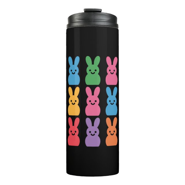 Bouteilles Isothermes Oeufs de lapin de Pâques Plaid Leopard (Devant)