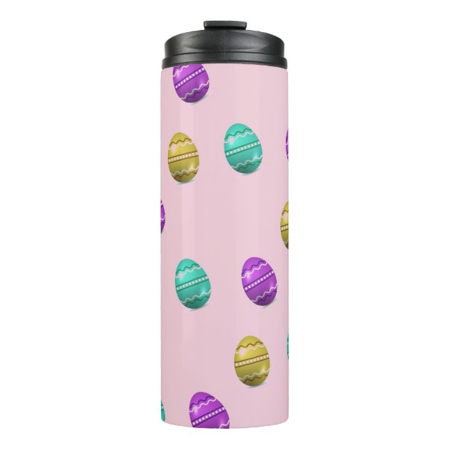 Bouteilles Isothermes OEufs de Pâques décoratifs roses (Devant)