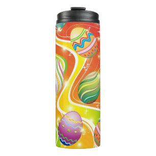 Bouteilles Isothermes Œufs de Pâques Motif Festif
