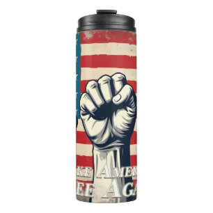 Bouteilles Isothermes Œuvre d'art Make America Free Again