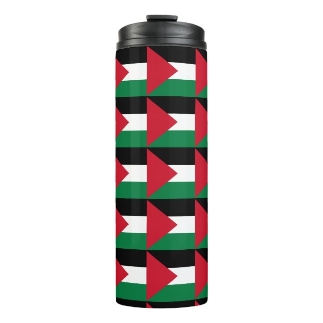 Bouteilles Isothermes officiellement le drapeau de l'État de Palestine (Devant)