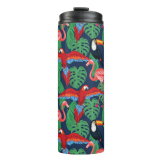 Bouteilles Isothermes Oiseaux Tropicaux Aux Couleurs Lumineuses