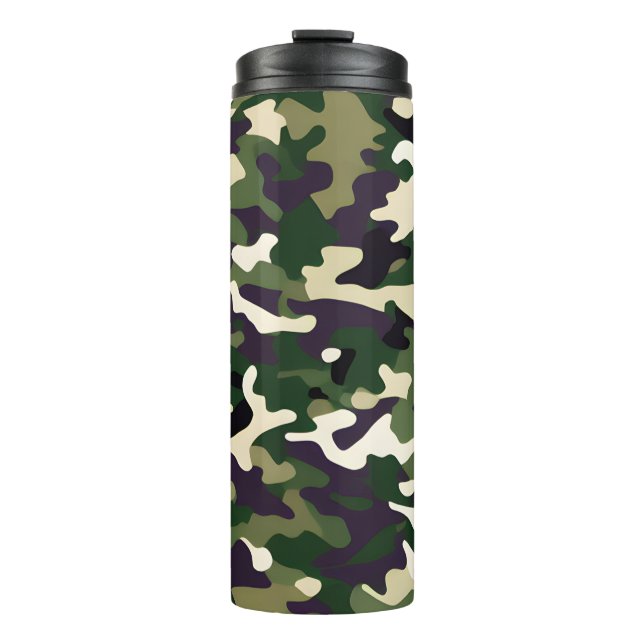 Bouteilles Isothermes Olive Camo (Devant)