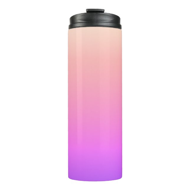 Bouteilles Isothermes Ombre couleur rose et pourpre de fond (Devant)
