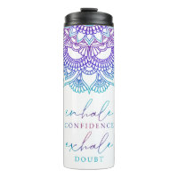 Ombre Mandala Inhale Confiance Exhale Doute Yoga