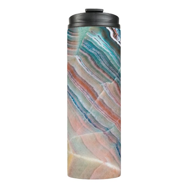 Bouteilles Isothermes onyx marbre texture arrière - plan de pierres natu (Devant)
