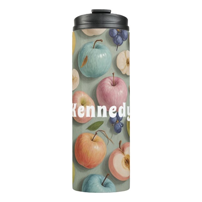 Bouteilles Isothermes Orchard Whimsy : Fruits pastel (Devant)