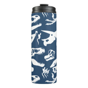Bouteilles Isothermes Os de dinosaure (bleu)