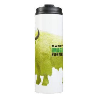 Bouteilles Isothermes Oser imaginer tout bison jaune Tumbler