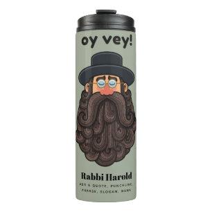 Bouteilles Isothermes OUI ! Funny RABBI Peronalisé