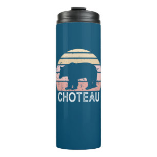 Bouteilles Isothermes Ours rétro Choteau Montana