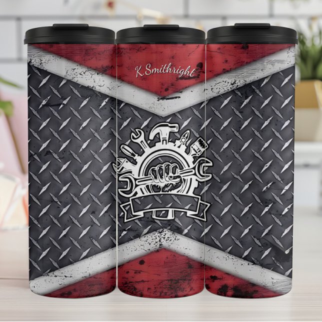 Bouteilles Isothermes Outil de mécanique industrielle Arrière - plan d'e (Créateur téléchargé)