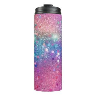 Bouteilles Isothermes Paillettes arc-en-ciel colorées scintillantes