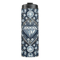 Paillettes de glamour en denim et diamants